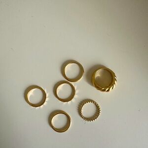 Collection of Madewell Gold Jewelry